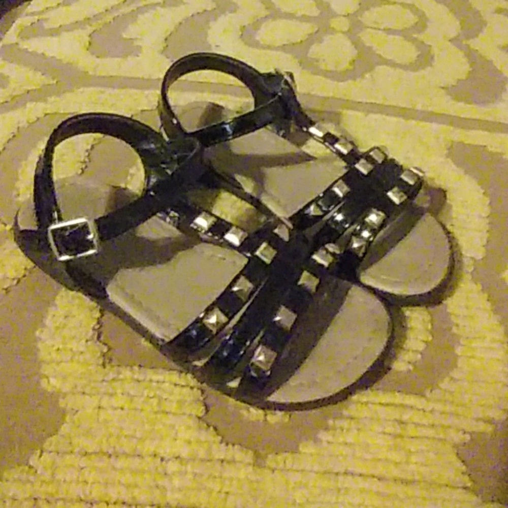 Girls black sandal